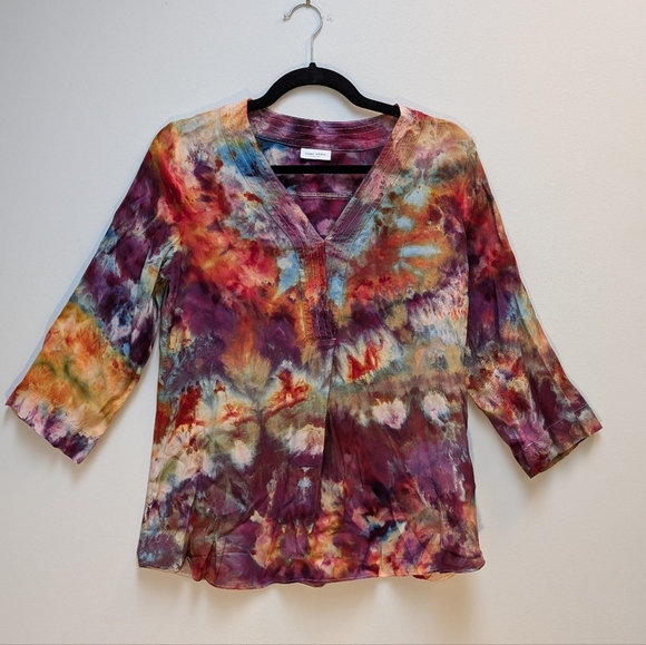 Gerry Weber Ice Dye Colourful Blouse - Picture 1 of 8